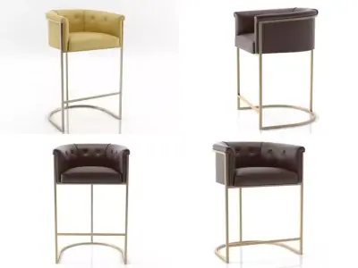 Calvin Barstool 3D model