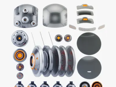 Angry baby monitor IV  3D model