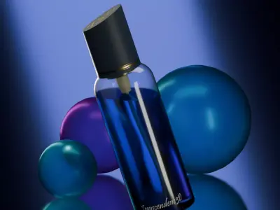 Product shot template Low-poly 3D model