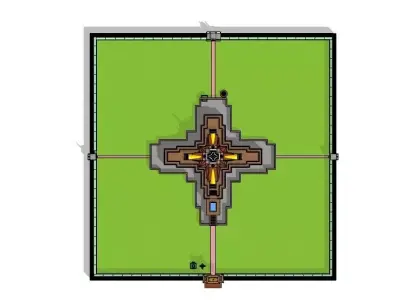 Conceptual Model of Paharpur Buddhist Temple Bangladesh  3D model