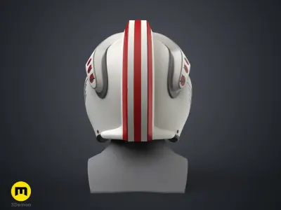 Luke Skywalker X-Wing Pilot Helmet - Star Wars 3D print model