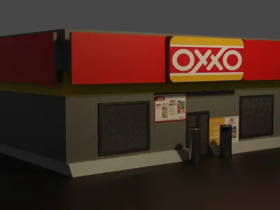 Oxxo default 3D model
