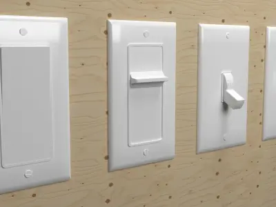 3D Modular Pack Electrical Outlets US 3D model