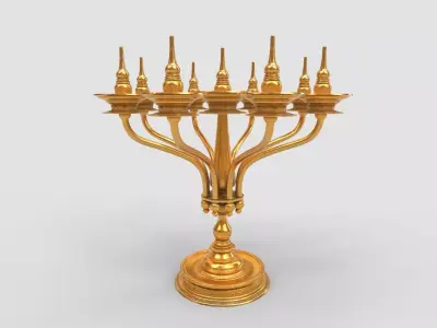 oil lamp  3D model buy