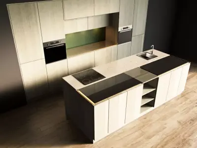 39-Kitchen3 texture 4 3D model