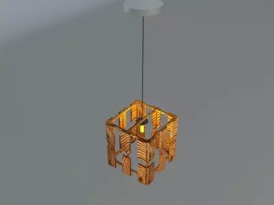 suspended ceiling lamp  3D model