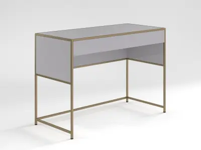 Dita Desk and Filling Cabinet 3D model
