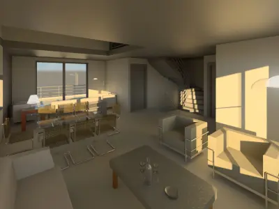 House Design Revit Model 3D model