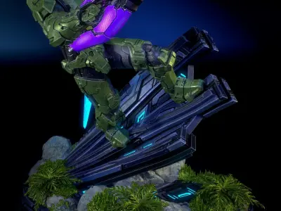 Halo Infinite Fanart - Master Chief 3d print figurine 3D print model