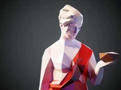 Low poly stylized environment pack da1 Low-poly 3D model