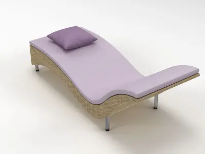 Sun Lounger 3D model