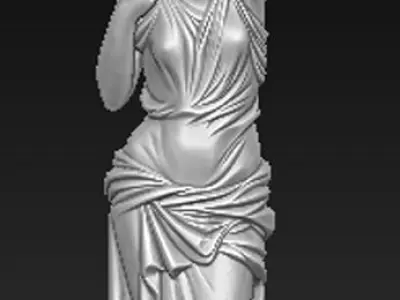 Corbel Decorative woman 2 3D model 3D print model