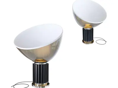 Taccia Lamp  Modern Designer Table Lamp 3D Model  Low-poly 3D model