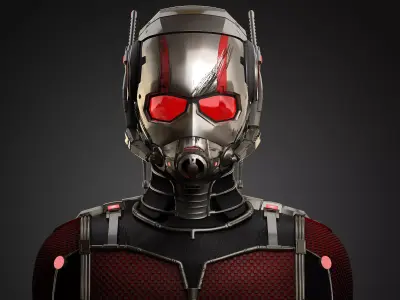 Ant-Man Marvel 2015 Low-poly 3D model