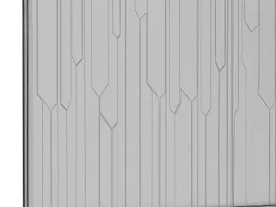 stained-glass window 3D model