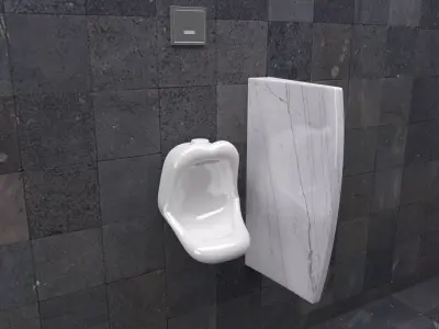 Urinal 7 toilet 3D model