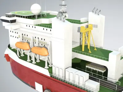  PIPELAY CRANE VESSEL  3D model