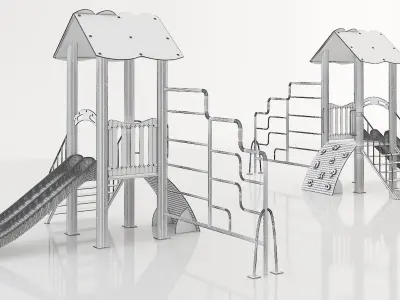 kids child playground 3d model 5 3D model