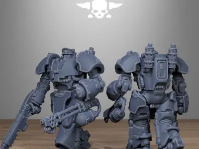 GrimGuard Power Armor 3D print model