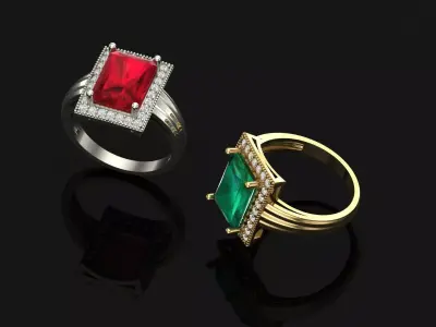 Ring 001 3D print model