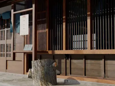 Japanese Cafe 3D model