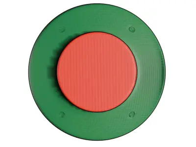 Sci-fi toon granade  Low-poly 3D model