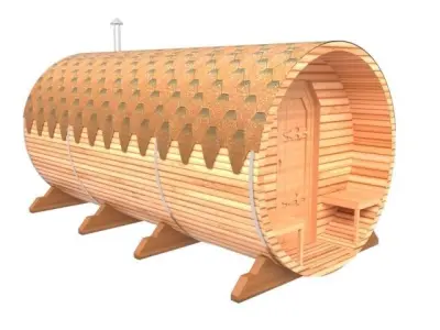 Bathhouse barell 3D model