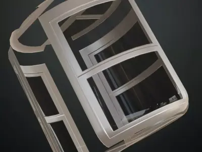 Opaque Window Transparent PBR Seamless Texture