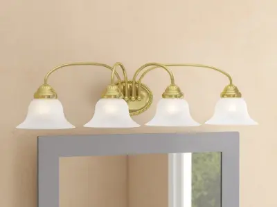 Nicolas 4 - Light Dimmable Vanity Light - 3 Colour 3D model