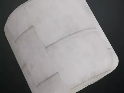 Glossy Dark Mahogany Wood Grain PBR Texture