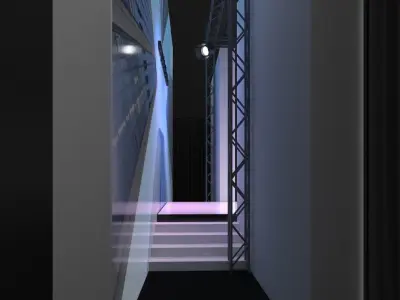 Fashion Show Catwalk 3D model