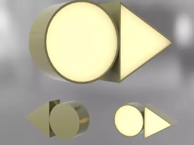Noomemily Wall Light 3D model