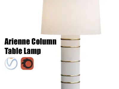 Arienne Column Table Lamp 3D model