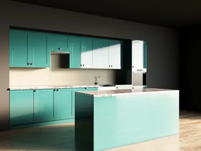 22-Kitchen10 glossy 2 3D model