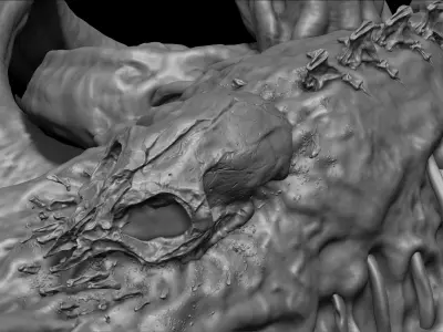 Octopus Catcher Boss  - Death Stranding collectable BT figurines 3D print model