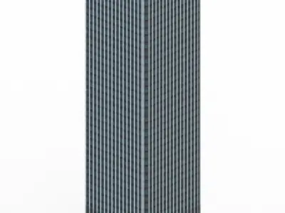 Tour Zamansky Low-poly 3D model