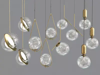 Ceiling Light Pendant Collection 3D model
