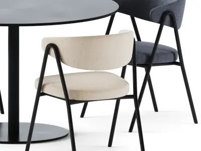 Dining T-Table by Tribu 3D model