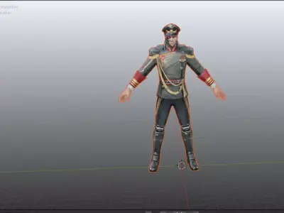 German Terminator 3D model