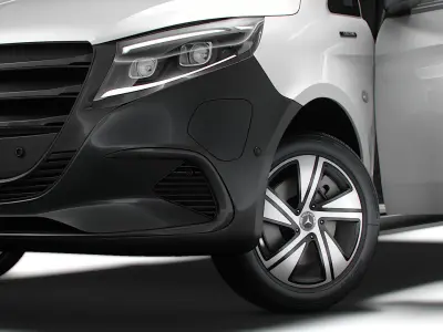 Mercedes Benz eVito L3 HQ Interior 2024 3D model