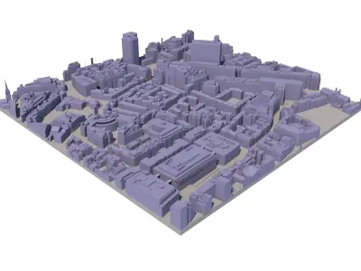 London city tile Level 2 block TQ2979 South East 3D model
