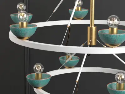 Roseland Ceiling Fixture 3D model