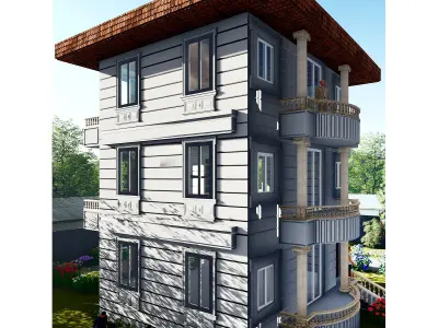 Villa  Animation 00 3D model