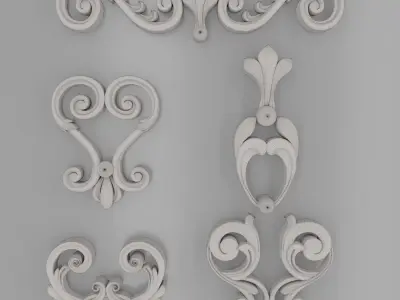 Trim Ornament 102 3D model