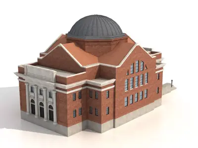 Tsinghua University Great Hall 3D model