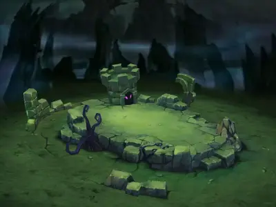 Low Model - Sleeping Beauty Dark Forest 36 3D model