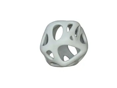 SciFi Cube Object No 18362 Low Poly Shape Texture