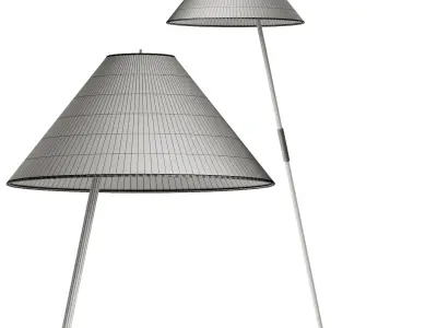Hase BL Floor Lamp by Kalmar 3D model