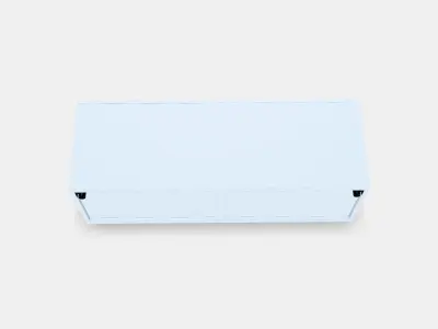 BESTA Shelf unit with glass doors 6 Low-poly 3D model