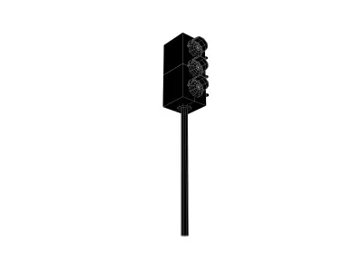 Traffic Light v2 006 Low-poly 3D model